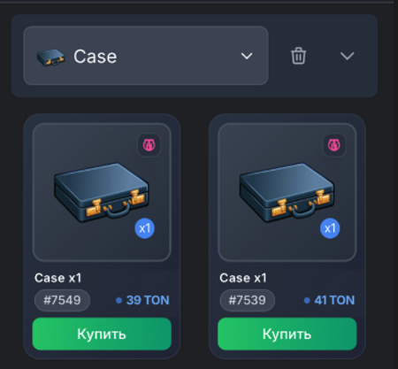 Mini App телеграм бот продажи подарков